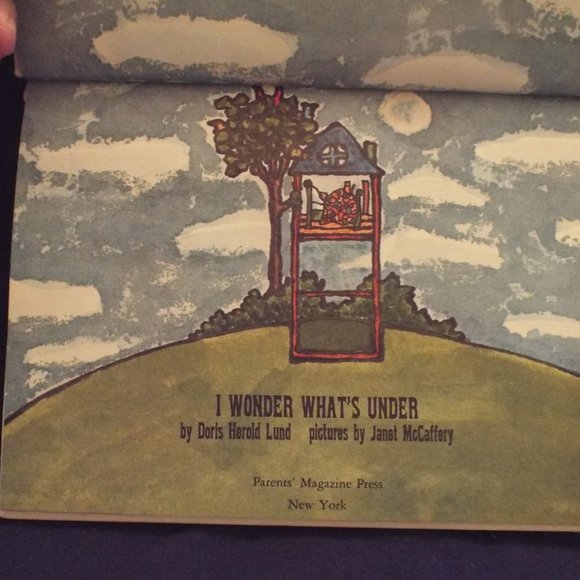 Vintage 1970 I Wonder What's Under H/C Book by Doris Herold Lund - Picture 3 of 4